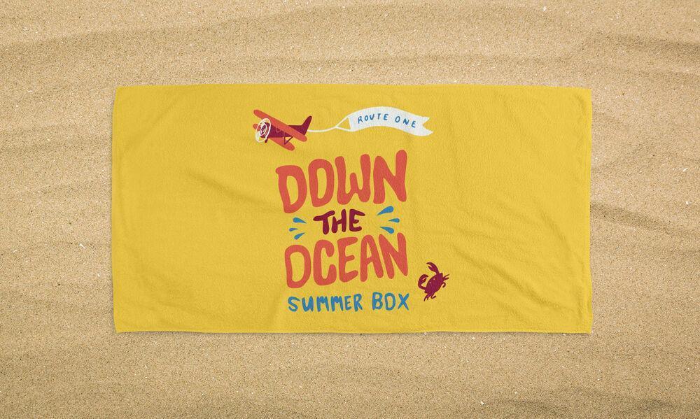 Hot Deal! Double-Sided Ocean City Beach Towel