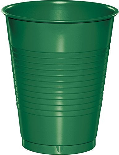 Great Deal! 16 Oz Emerald Green Disposable Plastic Cups by Creative Converting for Parties
