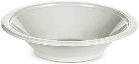 Get Creative Converting's 12 Oz White Disposable Plastic Bowls for Your Celebrations!