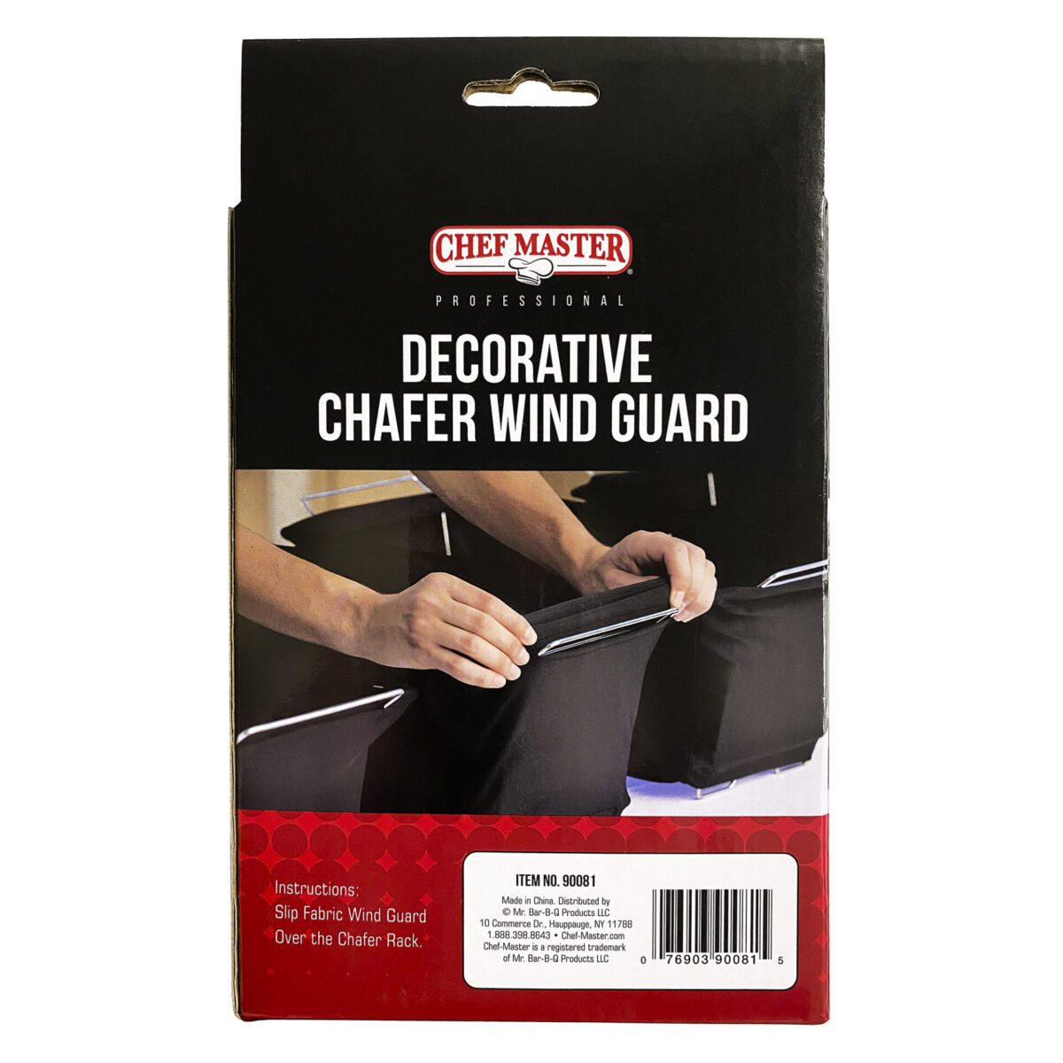 Chef Master 90081 High - Performance Fabric Wind Guard for Chafers