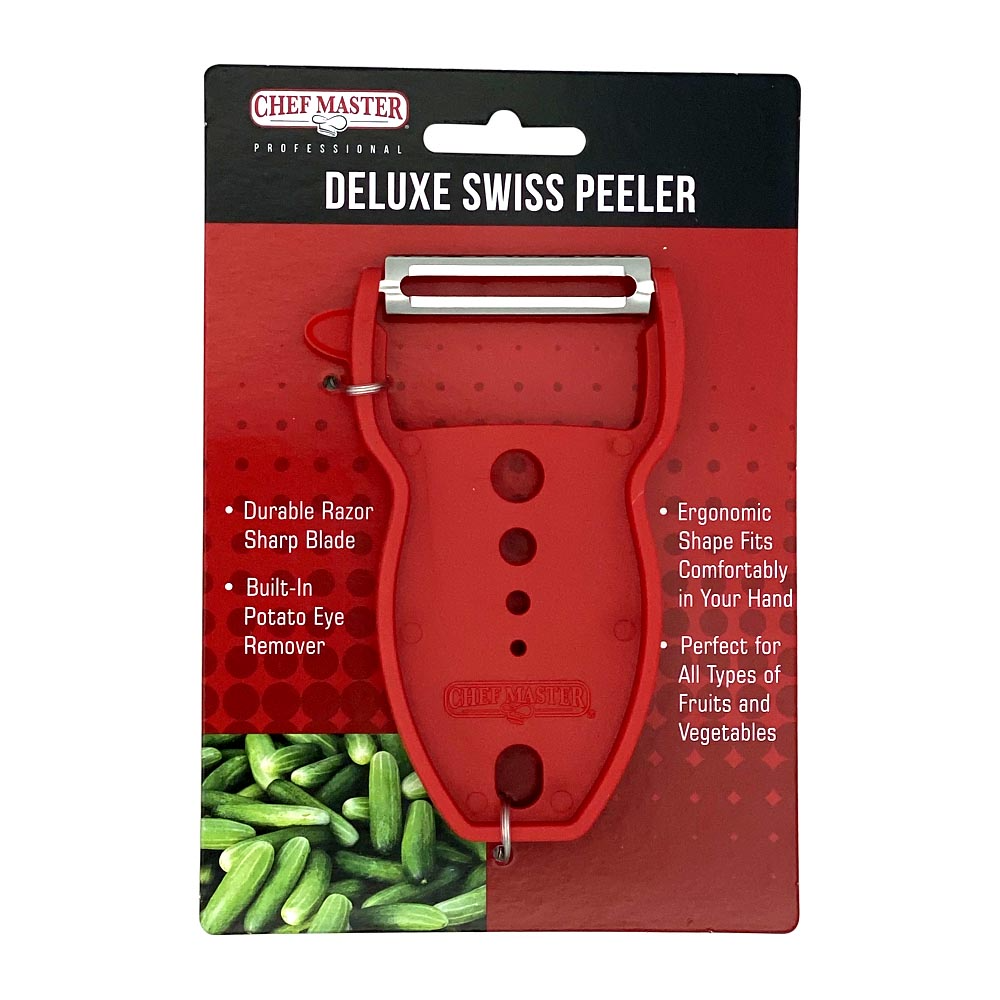 Chef Master 90239 High - end Swiss Vegetable and Fruit Peeler