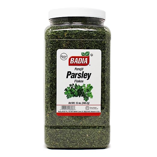 Badia Premium 12 Oz Parsley Flakes for Versatile Foodservice Use